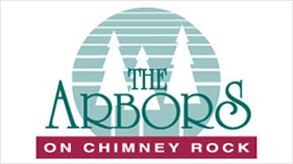 The Arbors Apartments on Chimney Rock Logo Design